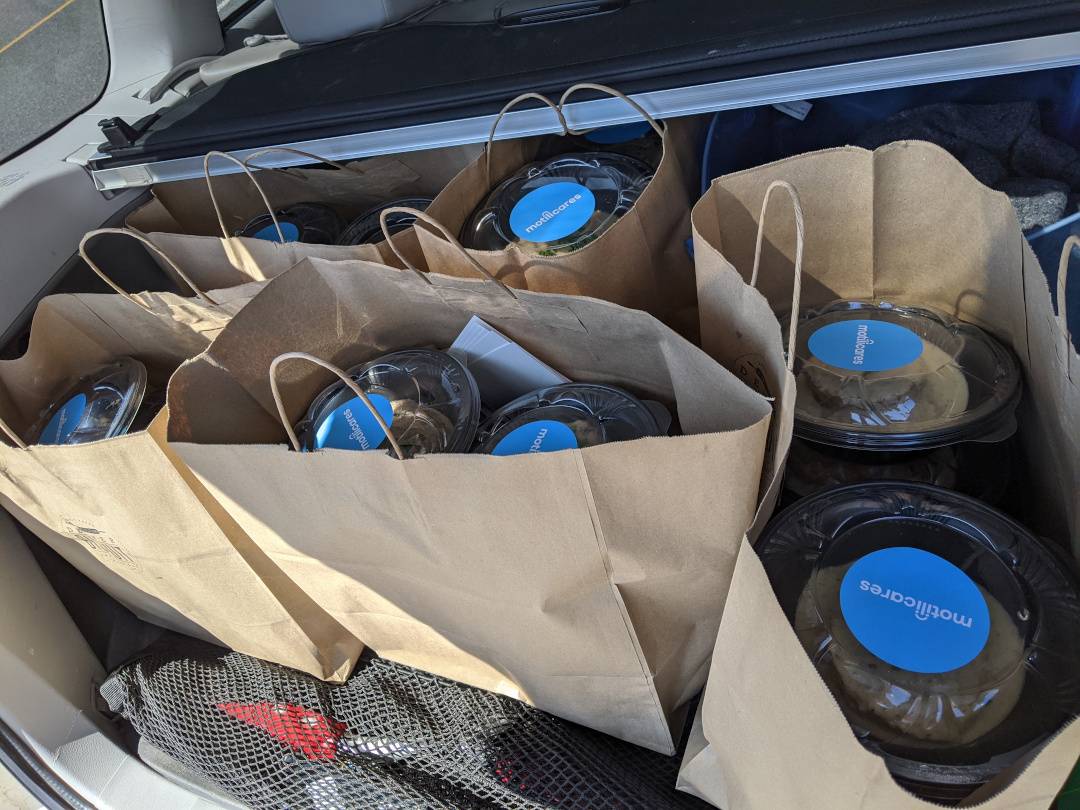 Delicious Meals from Denver Bisquit Company En-route to a Denver Hospital